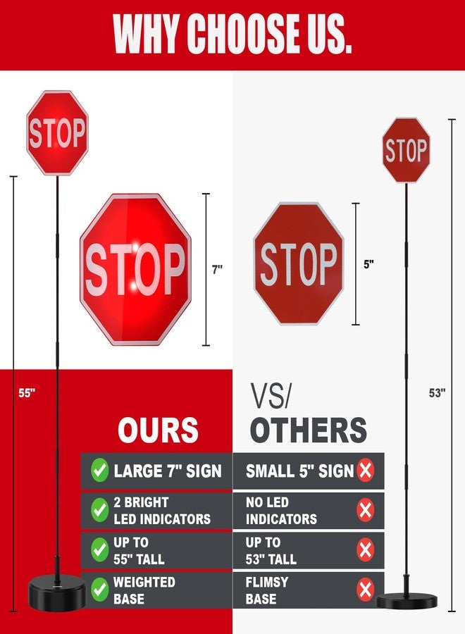 Securityman Garage Stop Sign Parking Aid (2 Pack) | Garage Stoppers for Your Vehicle - Easy Car Marker Sensor Indicator Assist Guide - Image 5