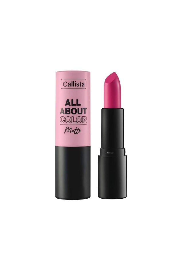 كاليستا أحمر شفاه مطفي طويل الأمد بزيت المكاديميا وفيتامين هـ – درجة 505 لشفاه ناعمة ومرطبة - Image 1