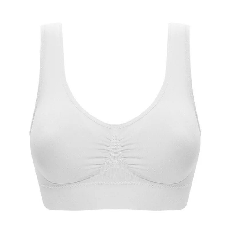 Double Layer Sports Bra with Chest Pad – Wire-Free Full Cup Women's Underwear - Image 5