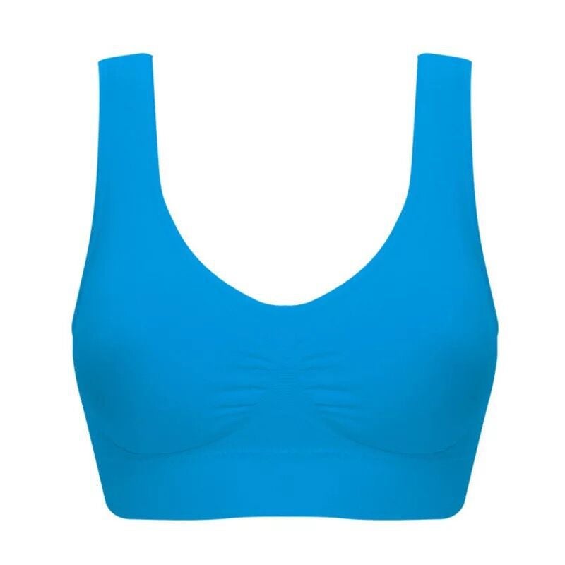 Double Layer Sports Bra with Chest Pad – Wire-Free Full Cup Women's Underwear - Image 1