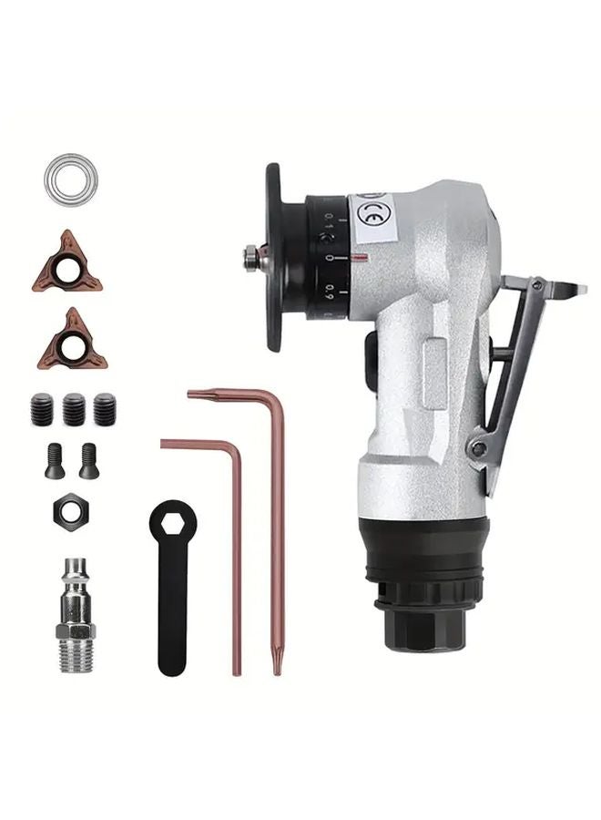 2 In 1 Mini Chamfering Machine Air Chamfer Deburring Tool For Metal Wood Black - Image 2