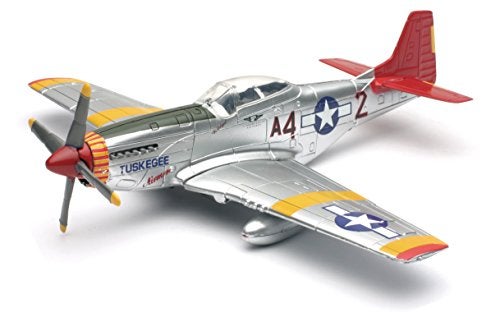 NewRay World War II Replica Fighter Air Planes ClassicAircraft P51D Red Tails 148 by New Ray - Image 1