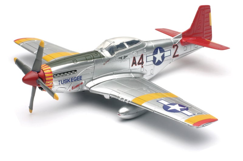 NewRay World War II Replica Fighter Air Planes ClassicAircraft P51D Red Tails 148 by New Ray - Image 2
