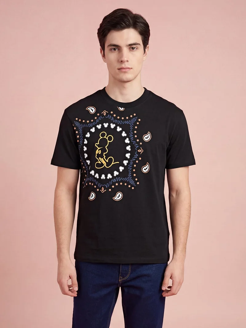 Being Human Men Mickey Mouse Printed T-shirt
