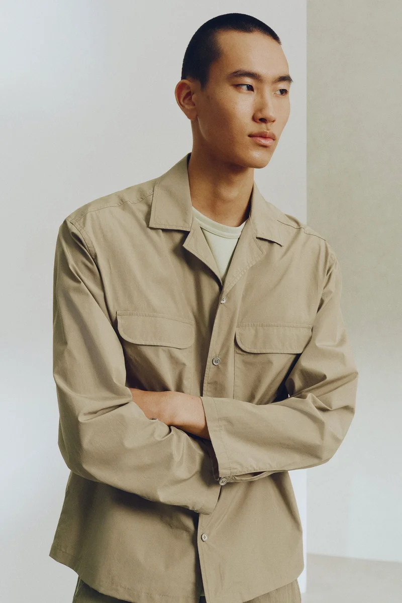 H&M Loose Fit Cotton resort shirt