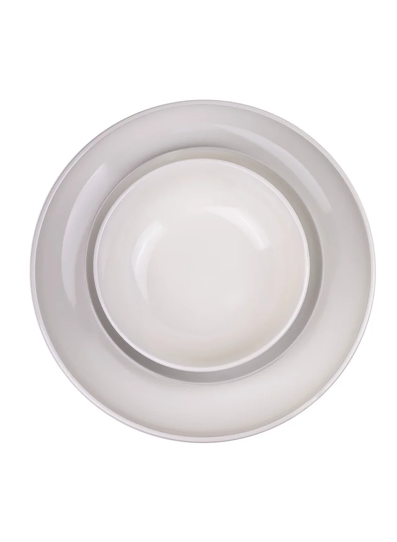 كويزين أرت Cuisine Art SAFA 12-Piece Glazed Dinner Set - Beige