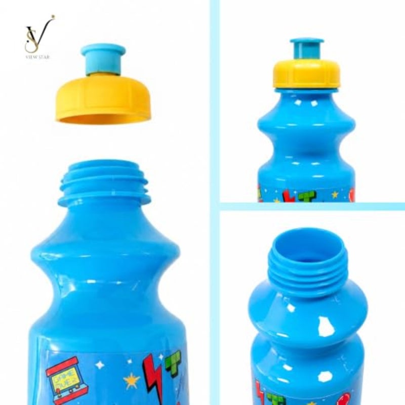 Lunch Box Combo with Water Bottle Protective Cover Leakproof, BPA Free, Insulated Tiffin Set for School, Toddlers - Image 2
