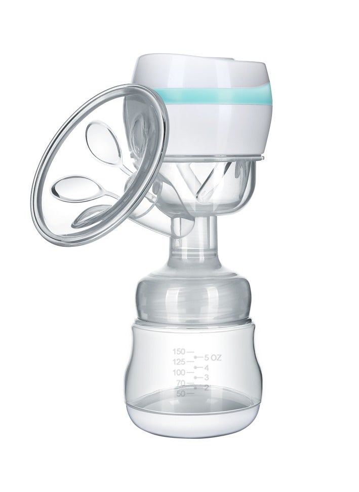 kiddoz Electric Breast Pump, 850Mah Li-Ion Battery, 150Ml Capacity, 20 Adjustable Levels, Anti-Backflow, Portable, Blue  - Image 5