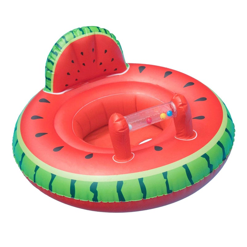 Swimline Inflatable Watermelon Baby Seat Float - Image 1