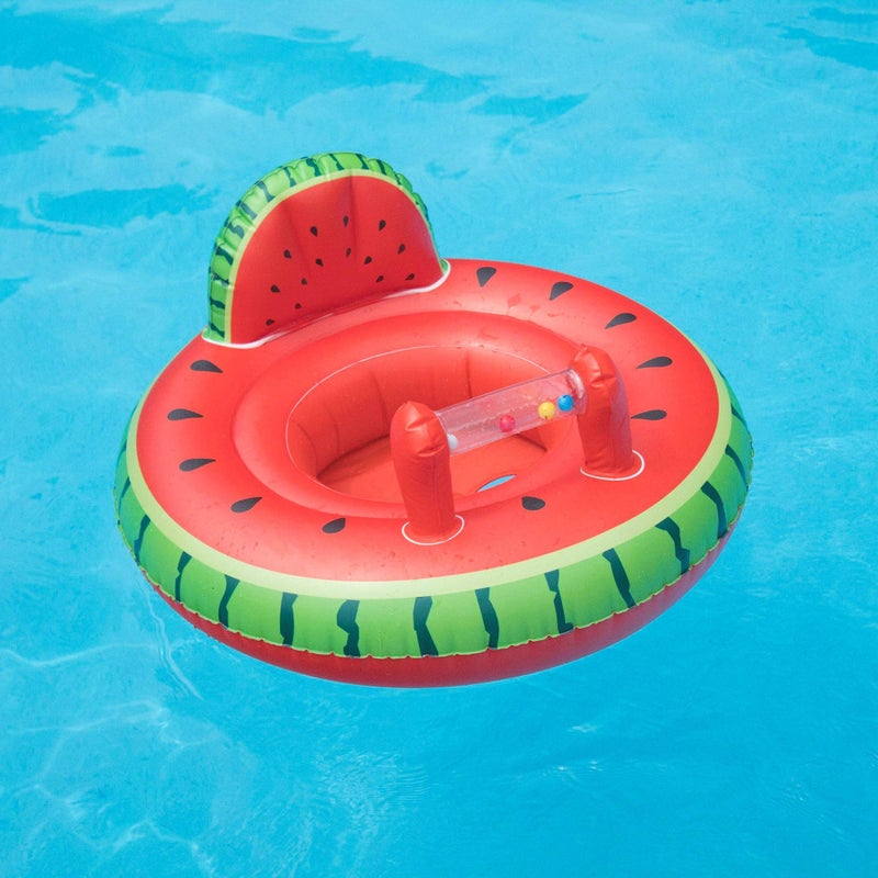Swimline Inflatable Watermelon Baby Seat Float - Image 3