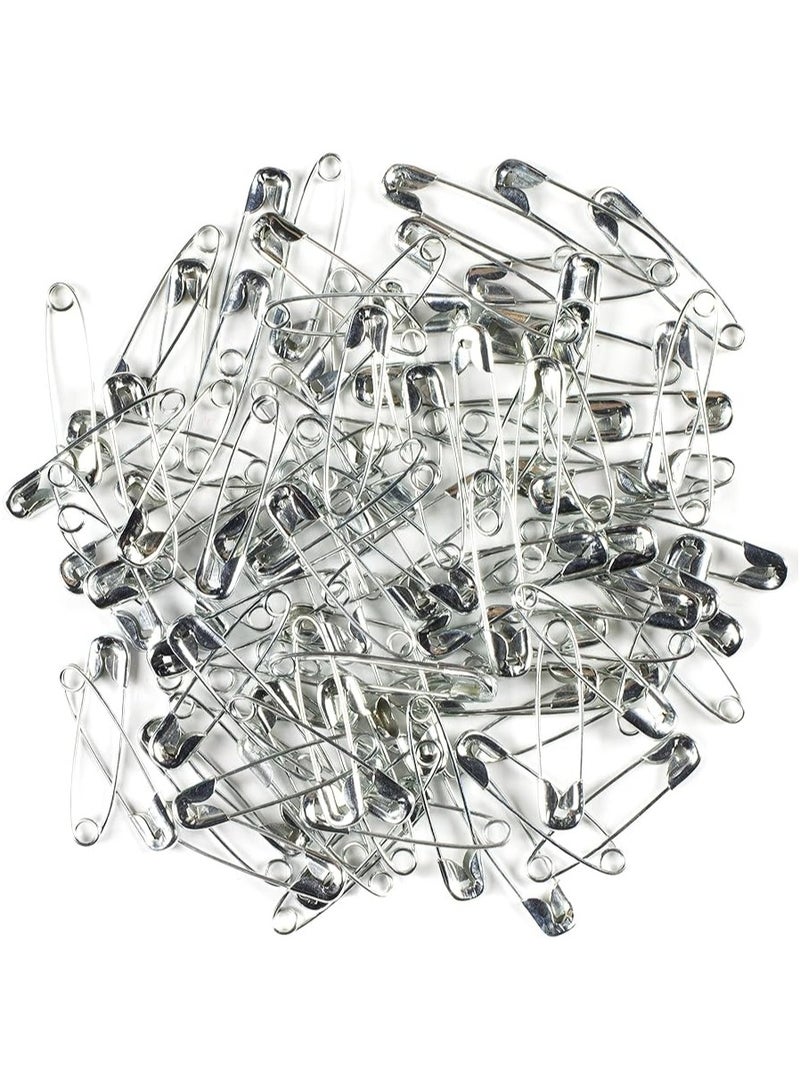 144 Pcs Safety Pins For Sewing Craft Accessories Of Length 35 mm Silver - Image 2