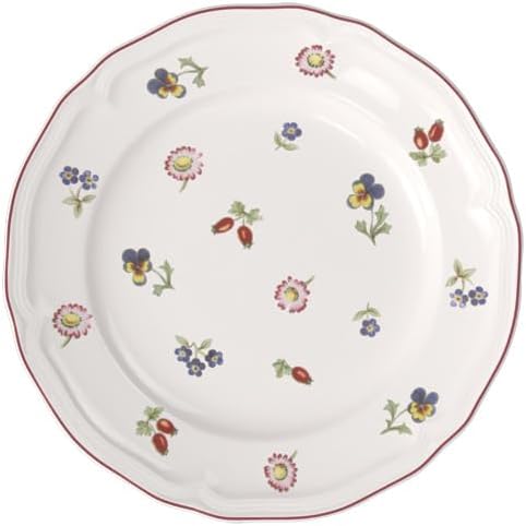 Villeroy & Boch Villeroy  Boch Petite Fleur Salad Plate Premium Porcelain Made in Germany 825 in WhiteBlueBurgundy  - Image 1