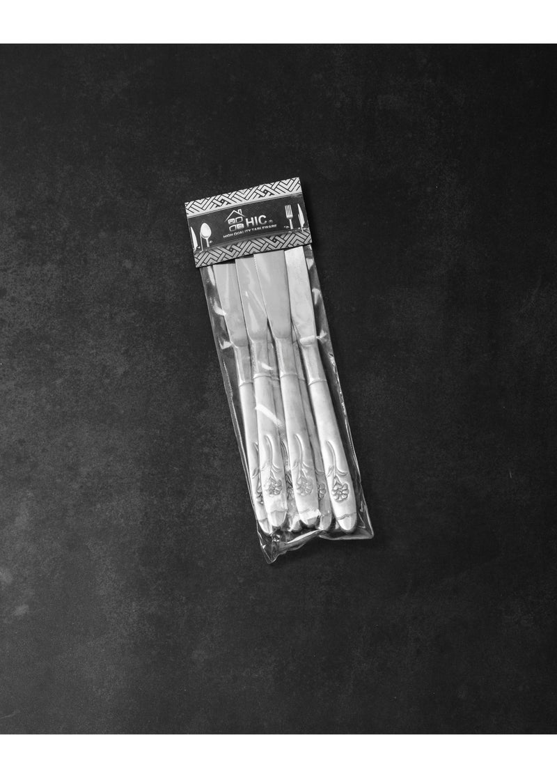 Hic Japanese stainless steel dinner knife set 6 pieces  - Image 4