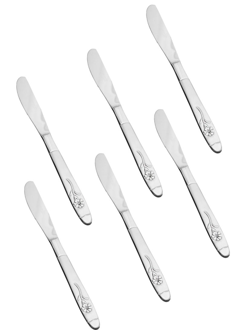 Hic Japanese stainless steel dinner knife set 6 pieces  - Image 1