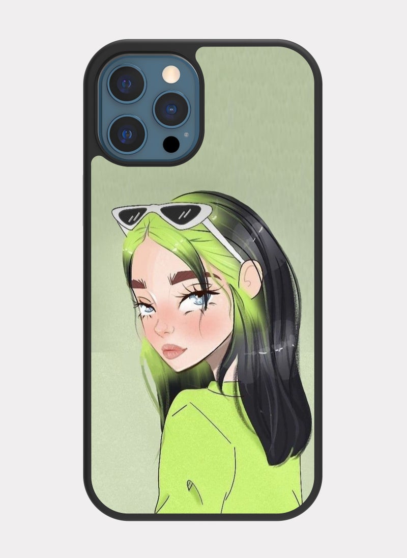 PXLAAT iPhone 12 Pro Max case cover Billie Eilish - Image 1