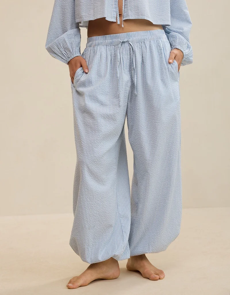 Aerie  Aerie Seersucker Balloon Pant for Women | Best Price UAE