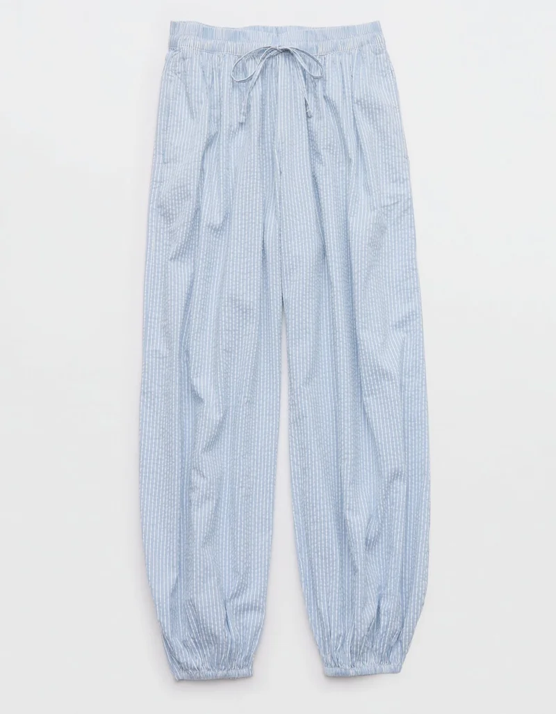 Aerie  Aerie Seersucker Balloon Pant for Women | Best Price UAE