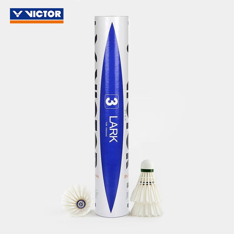 كرات الريشة VICTOR، ريش بط طبيعي، سرعة 77، أداء متين، عبوة 12، يانكي رقم 3 - Image 3