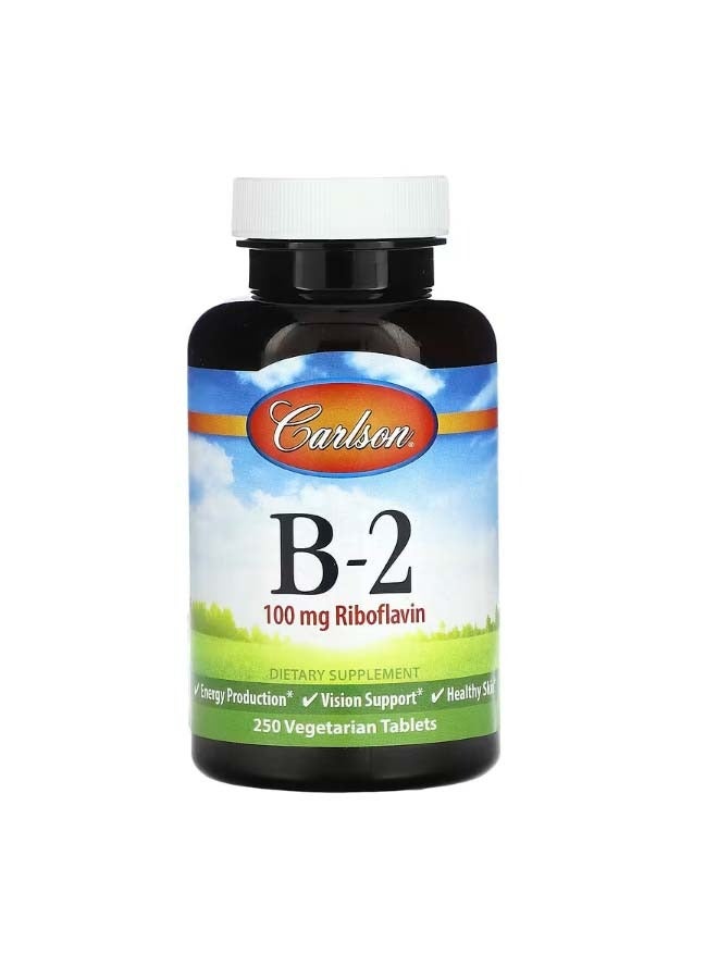Carlson B2 100 mg 250 Vegetarian Tablets - Image 1