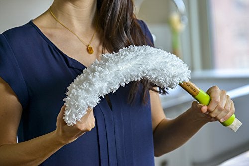 Full Circle Dust Whisperer Washable Microfiber Duster, Green - Image 2