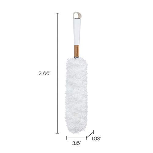 Full Circle Dust Whisperer Washable Microfiber Duster, Green - Image 3