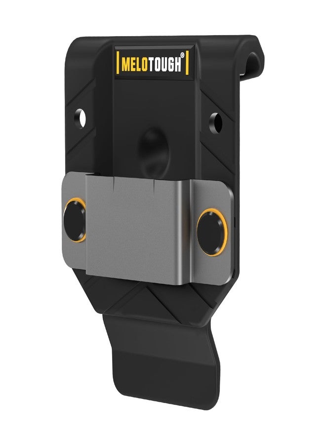MELOTOUGH Tape Measure Holder,Tape Measure Belt Clip,Tape Measure Holster,Tool Belt Clip,Measuring Tape Holder for Belt(Black) - Image 1