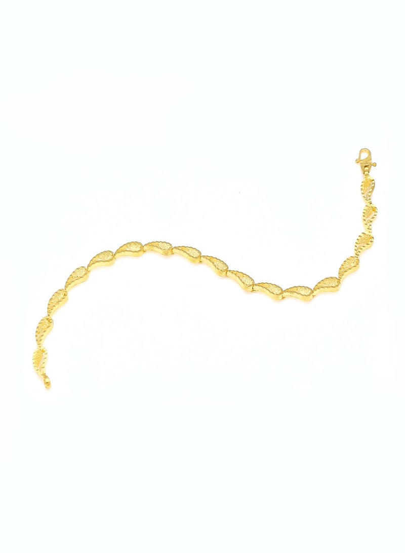 Malabar Gold and Diamonds 22 KT 916 Purity Gold Bracelet AIBR135  - Image 3