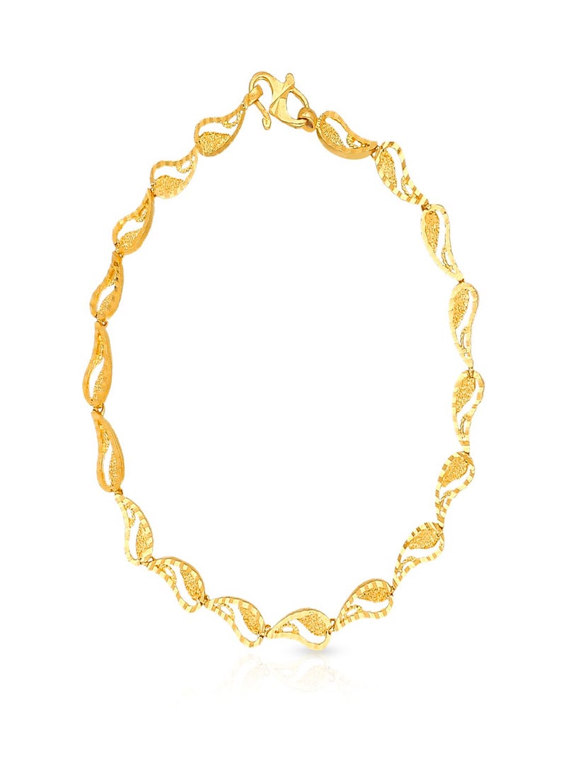 Malabar Gold and Diamonds 22 KT 916 Purity Gold Bracelet AIBR135  - Image 1