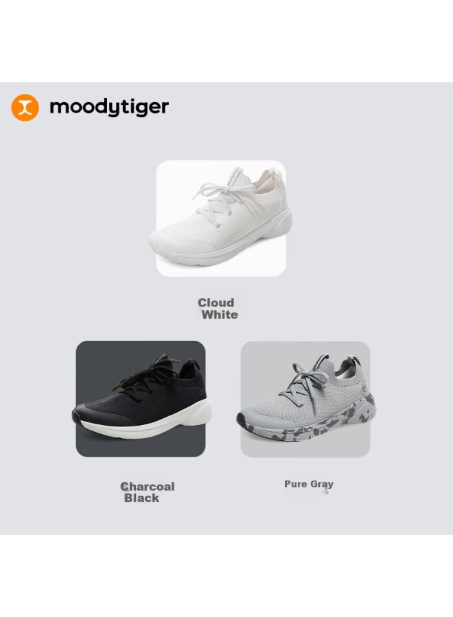Moodytiger Kids Breathable Water-repellent Spring Summer Girls Shoes High Elastic Anti-collision Durable Flyknit Mesh Boys Running Shoes - Image 3