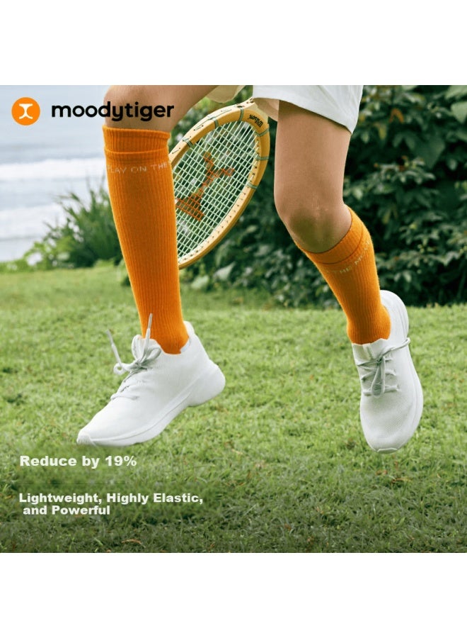 Moodytiger Kids Breathable Water-repellent Spring Summer Girls Shoes High Elastic Anti-collision Durable Flyknit Mesh Boys Running Shoes - Image 1