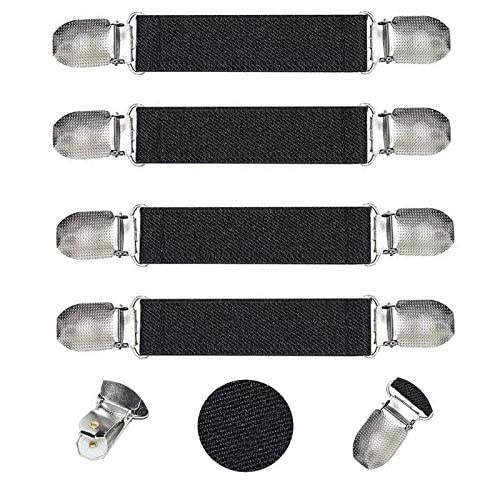 Gutezeiten Hat Clips for Travel, Mitten Clips for Kids, Stainless Steel Elastic Glove Clips for Kids, Toddlers, Adults, Easy to Use Winter Mitten Clips, No More Lost Gloves (2) - Image 1