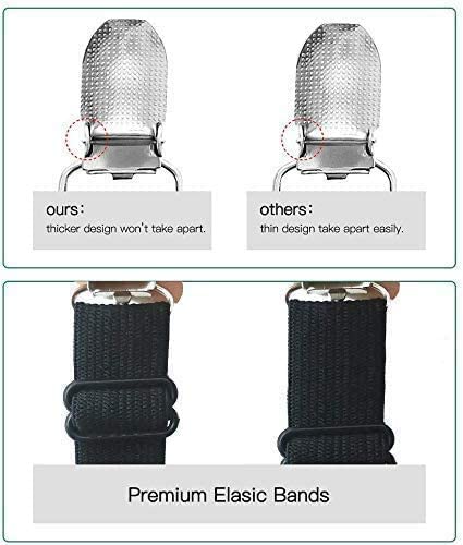 Gutezeiten Hat Clips for Travel, Mitten Clips for Kids, Stainless Steel Elastic Glove Clips for Kids, Toddlers, Adults, Easy to Use Winter Mitten Clips, No More Lost Gloves (2) - Image 5