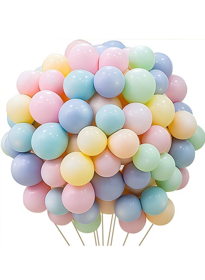 50-Piece Colorful Decorative Birthday Party Celebration Activities Inflatable Balloon Set 12in - Image 1