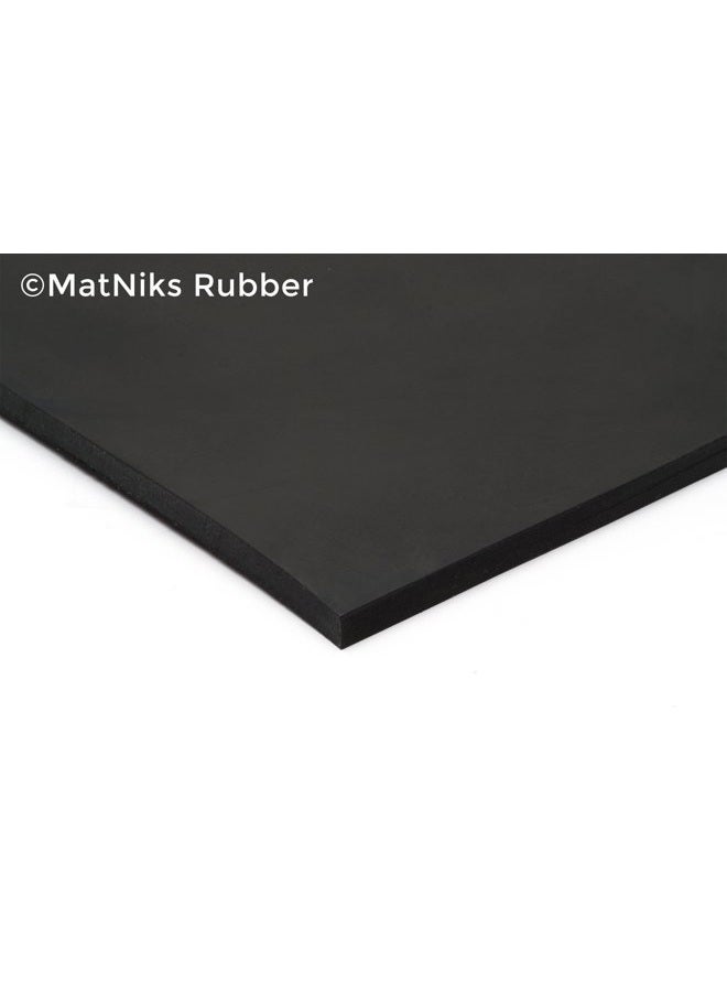 MATNIKS ورقة مطاطية، ثقيلة، عالية الجودة 60A، نيونبرين أسود، 12x12 بوصة بسمك 1/4 بوصة (+/- 5%) للسباكة، مواد DIY للحشوات، الدعم، التسوية، الختم، الحماية، التآكل، الأرضيات - Image 3