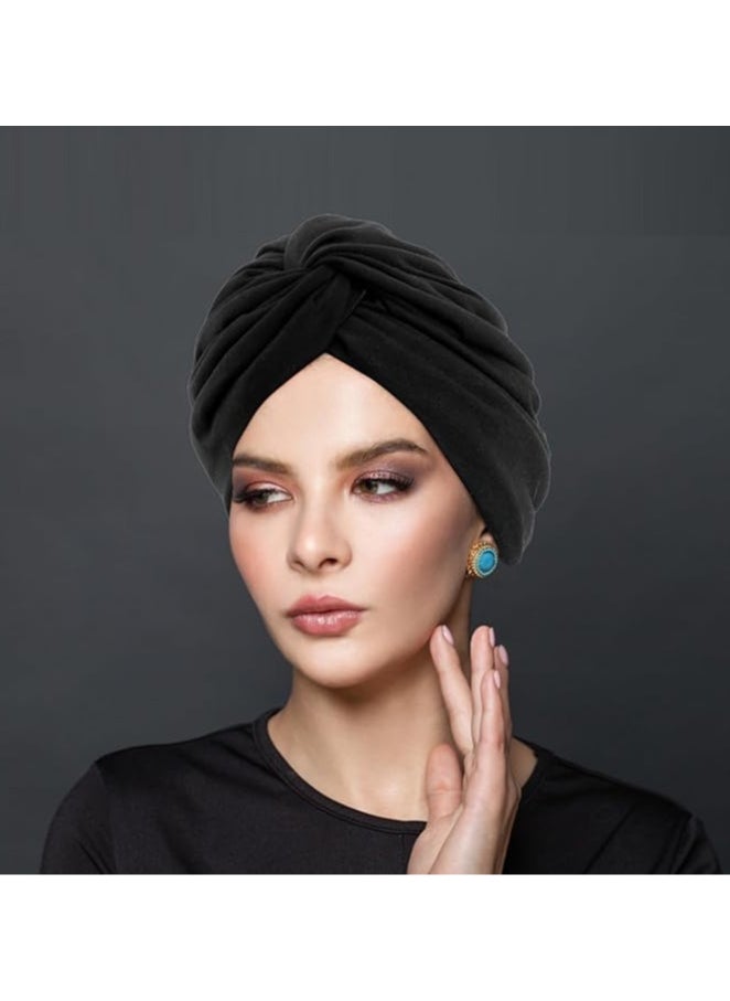 Generic - Readymade Instant Traditional Headwear Sikh Turban For Men & Women Headcover Sardar Pagdi Blue One Size - Image 1