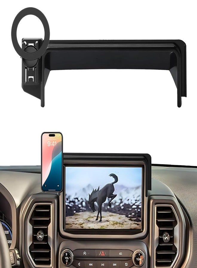 Hesanzol Car Phone Holder for Ford Bronco Sport 2021-2024 8-Inch Touchscreen, Cell Phone Mount Compatible with MagSafe - Image 1