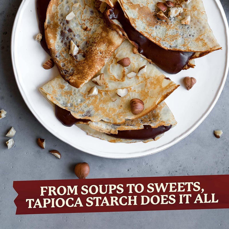 Roots Circle All Natural Tapioca Starch - Non-GMO, Gluten Free, and Kosher Certified Thickener for Soups, Sauces, and Dips (17 oz) - Image 4