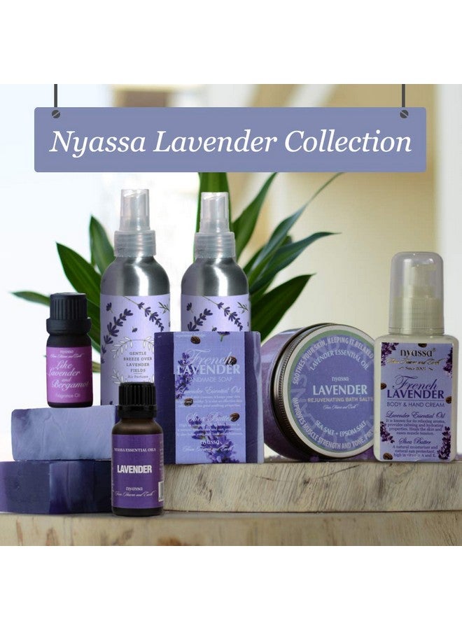 Nyassa French Lavender Hand Cream 145ml enriched with the goodness of Lavender essential oil, shea butter, olive oil, sesame oil. Effective for dry hands. No parabens. Cruelty free. - Image 5