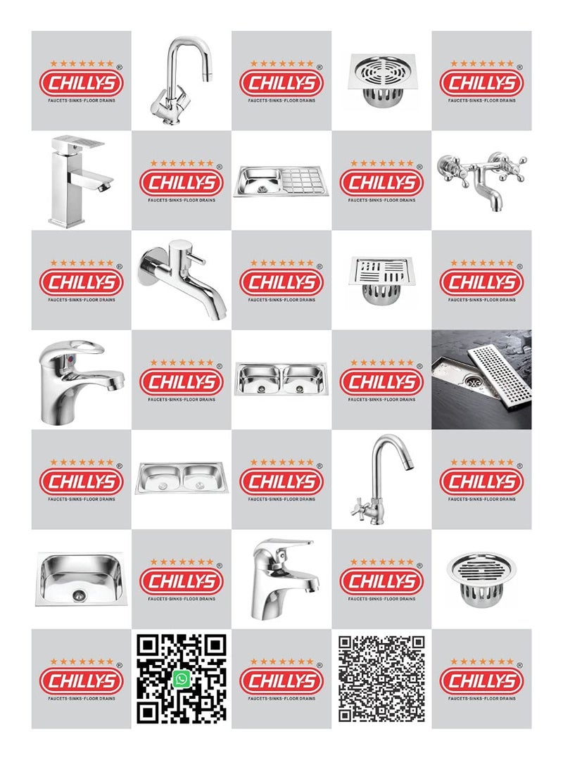 Chilly's CHILLYS Ceramic Replacement Flat Disc Inner Cartridge Valve for Basin Shower High Flow Divertor 46mm Plastic - Image 4