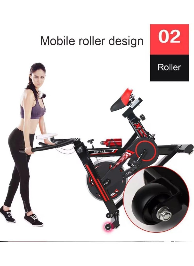 SportQ Exercise Bike for Fitness & Cardio & Strength Training with Adjustable Height & Water Bottle Holder, Exercise Bike for Home Workout, Cardio & Strength Training - Image 2