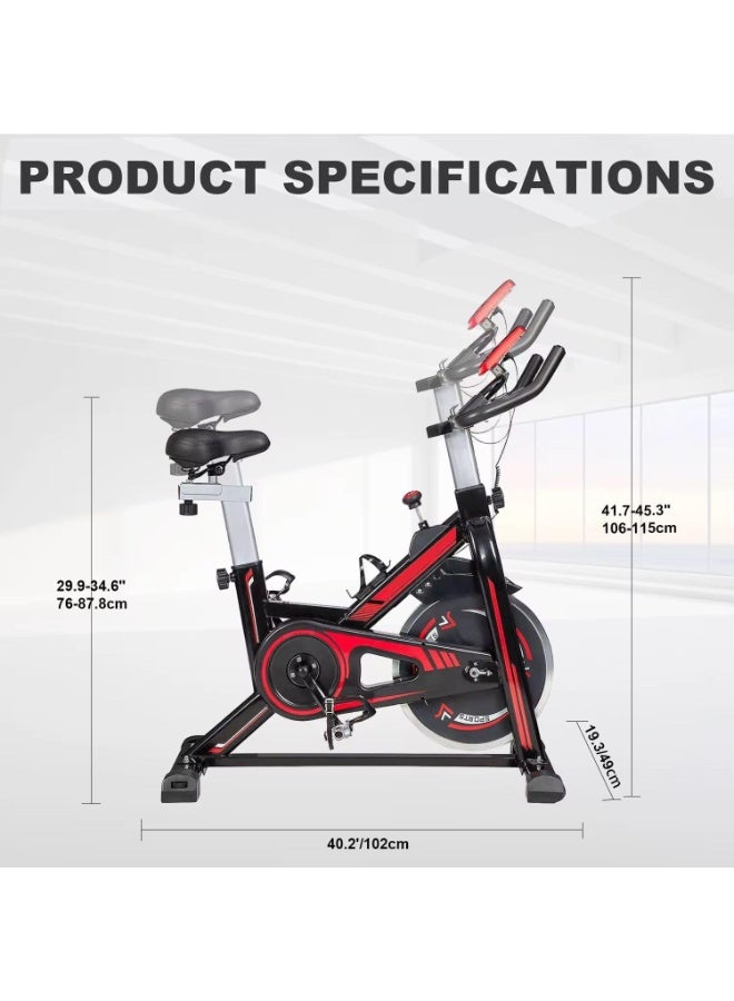 SportQ Exercise Bike for Fitness & Cardio & Strength Training with Adjustable Height & Water Bottle Holder, Exercise Bike for Home Workout, Cardio & Strength Training - Image 3