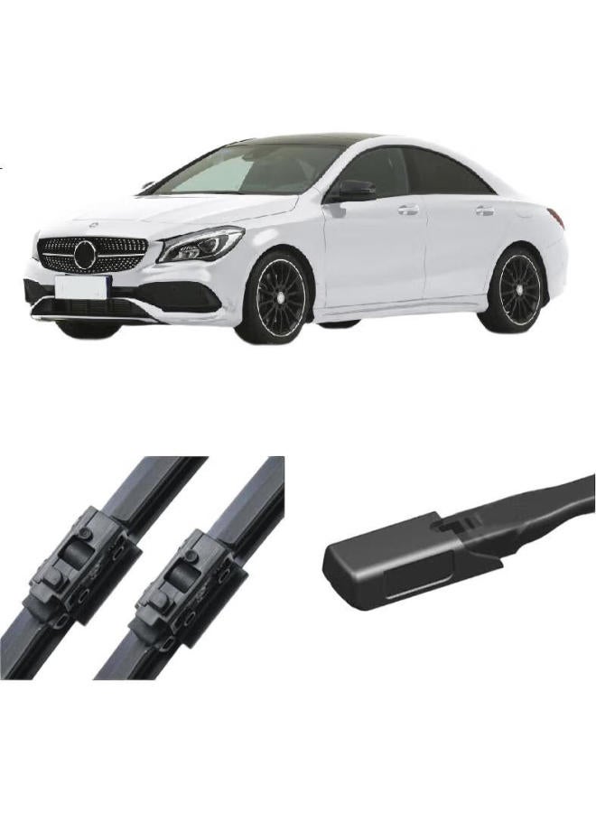 Speed 16-18 Mercedes-Benz Cla180/200/220/250/260 Wiper Blades Original Car Boneless Wipers Quiet Wiper Blades 24/19 Pair - Image 1