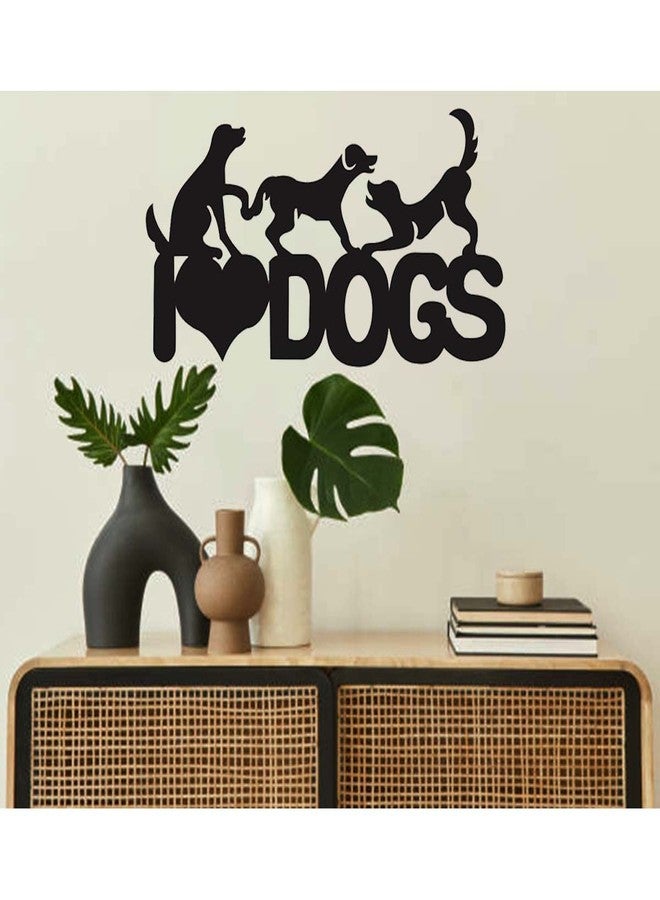 300Sparkles Pet Dog Love Wooden Wall Decor Hanging Frame For Home Living Room Pet House Decorative Item for Dogs Lover Friends and Family Black - Image 5