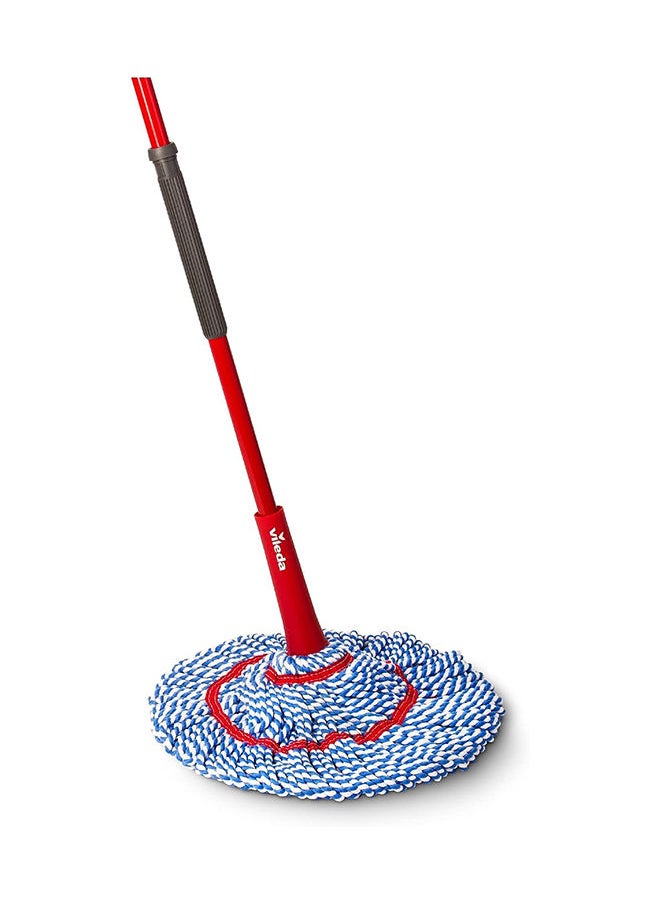 Vileda MicroTwist Maxi Mop, Remove 99% Bacteria, Buffing Pad, Twist Wringing, Microfiber, Multi-purpose 