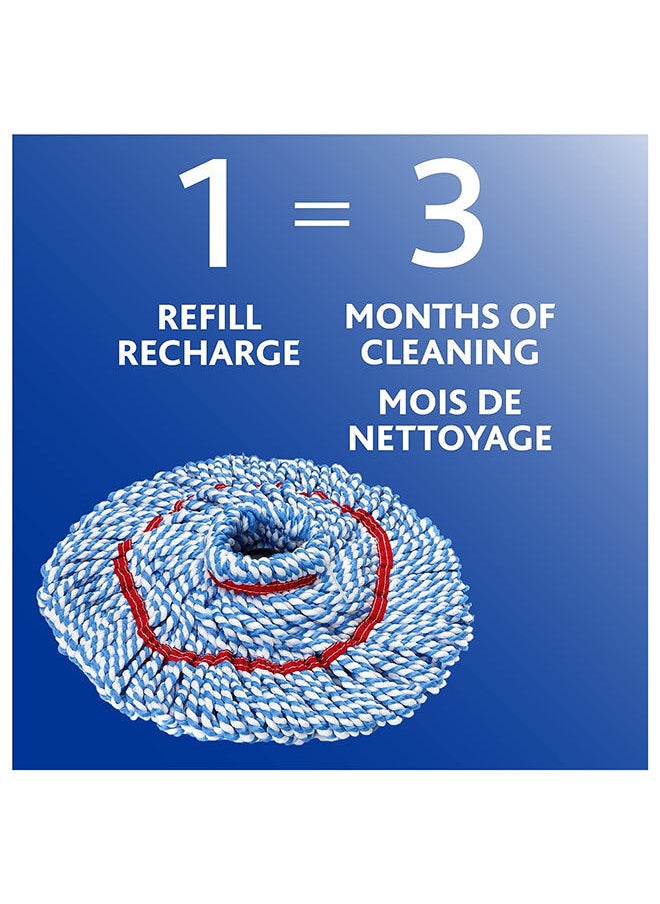 Vileda - Vileda MicroTwist Maxi Mop, Remove 99% Bacteria, Buffing Pad, Twist Wringing, Microfiber, Multi-purpose - Image 1