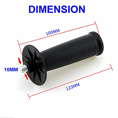 MIKMAYTOO 10mm Diameter Thread Auxiliary Side Handle Fit For 100 Model Any Brands Angle Grinder (10MM) - Image 4