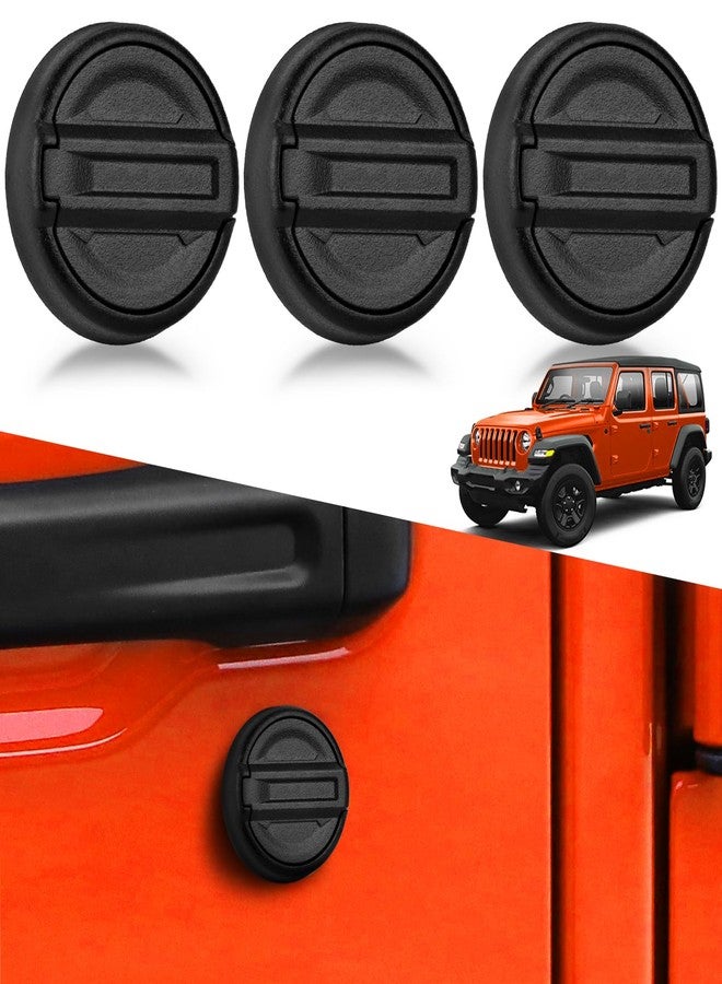 CALBEAU Keyhole Covers for 2007-2018 Jeep Wrangler JK Door, Strong Magnetic Keyhole Protection Accessories, Door Handle Decor for Jeep - Image 1