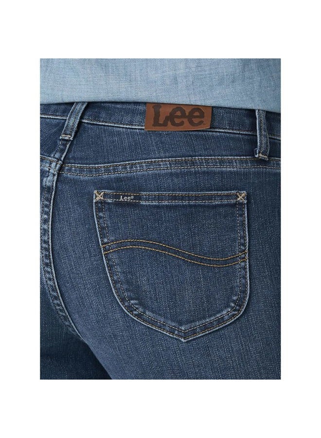 LEE Women's Regular Fit Straight Leg Jean, Seattle, 8 US - Image 3