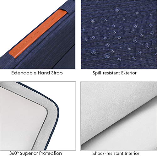 Lacdo 360° Protective Chromebook Case 11 Inch Laptop Sleeve for 11 Inch Acer HP Dell Samsung ASUS Chromebook Spin 311, 13 Inch Microsoft Surface Pro 11th Copilot+PC/10/9/8/X Computer Bag, Blue - Image 4
