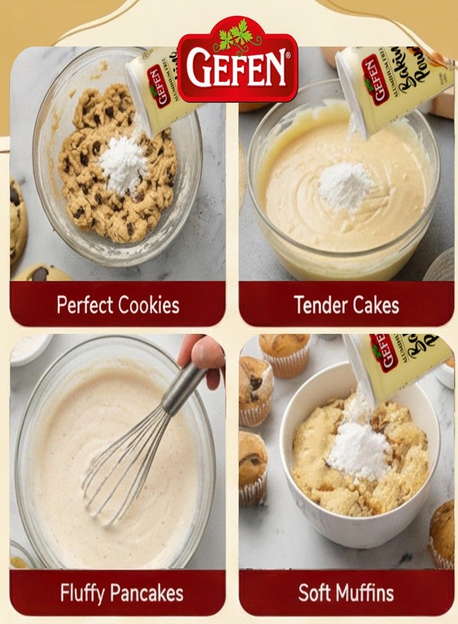 Gefen Baking Powder, 8oz Resealable Container, Gluten Free, Aluminum Free, Cornstarch Free - Image 4